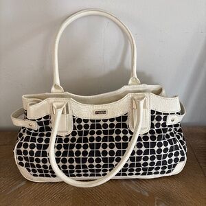 Kate Spade Stevie Cornelia Street Noel Satchel Handbag Nice!!